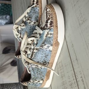 Crown Vintage-snake skin sneakers